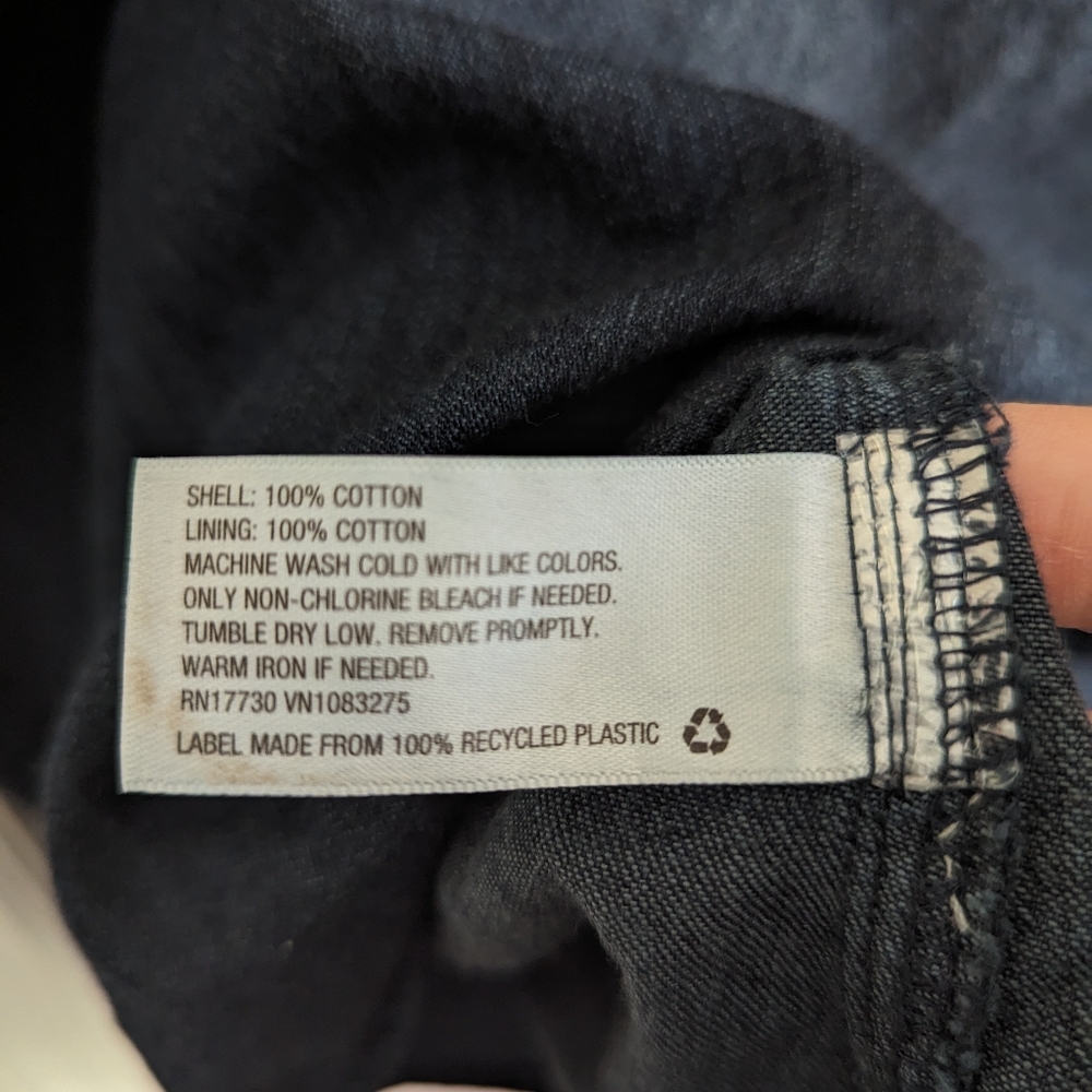 Dark Denim Button Up - Picture 6 of 7